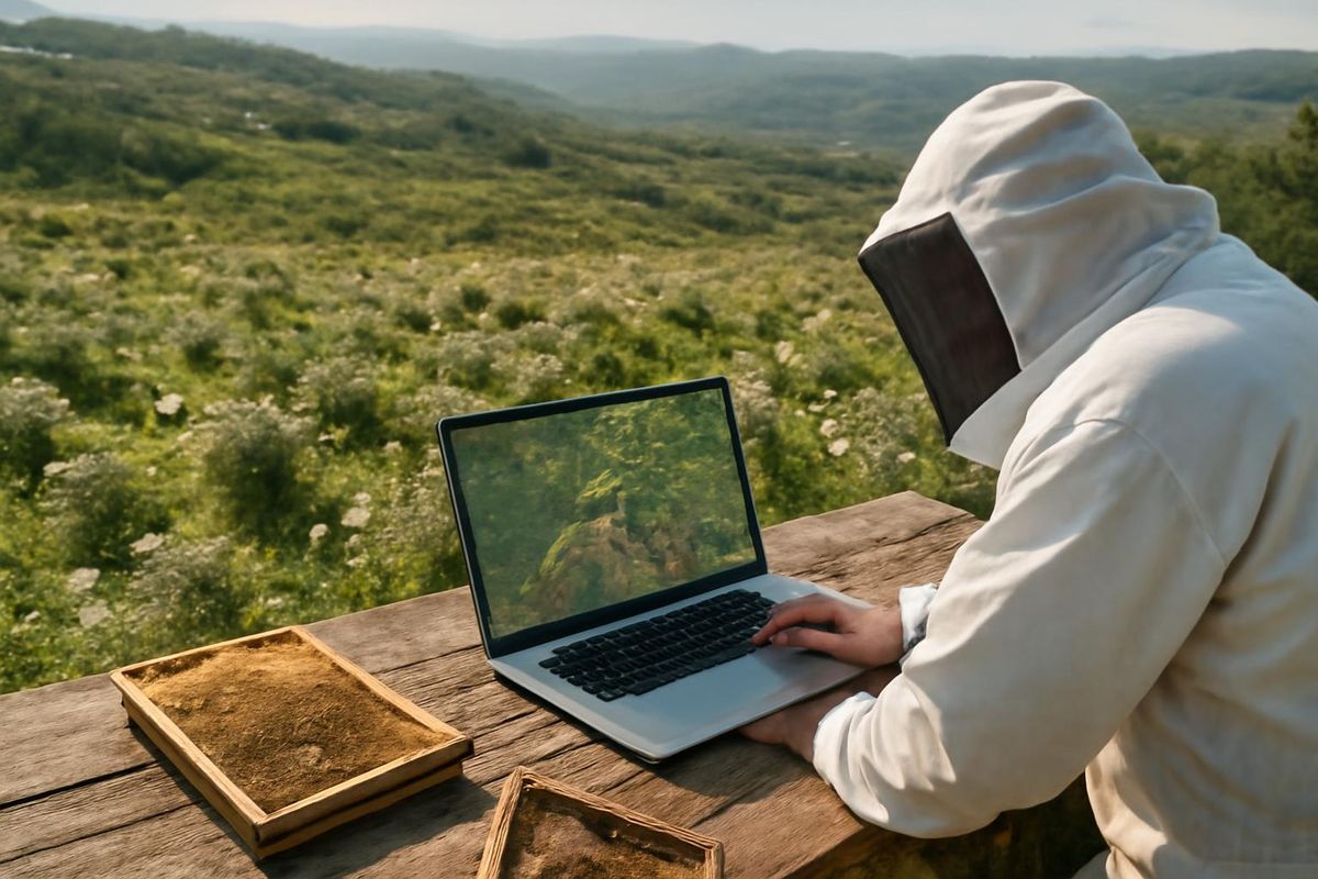 Due to Israeli attacks, Lebanese beekeepers are unable to access their hives and are resorting…