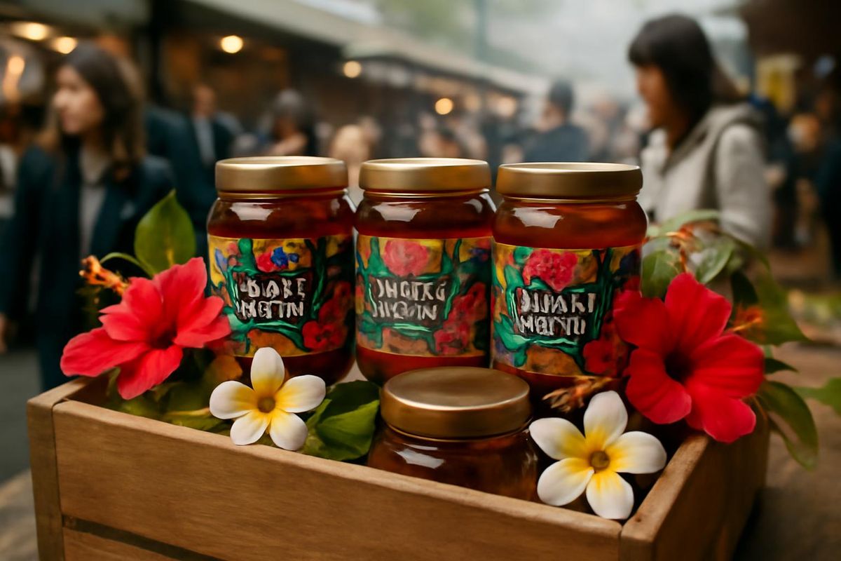 Pour la première fois, environ 300 kilos de miel naturelle « Honey Meri » de Rapa Nui ont été…