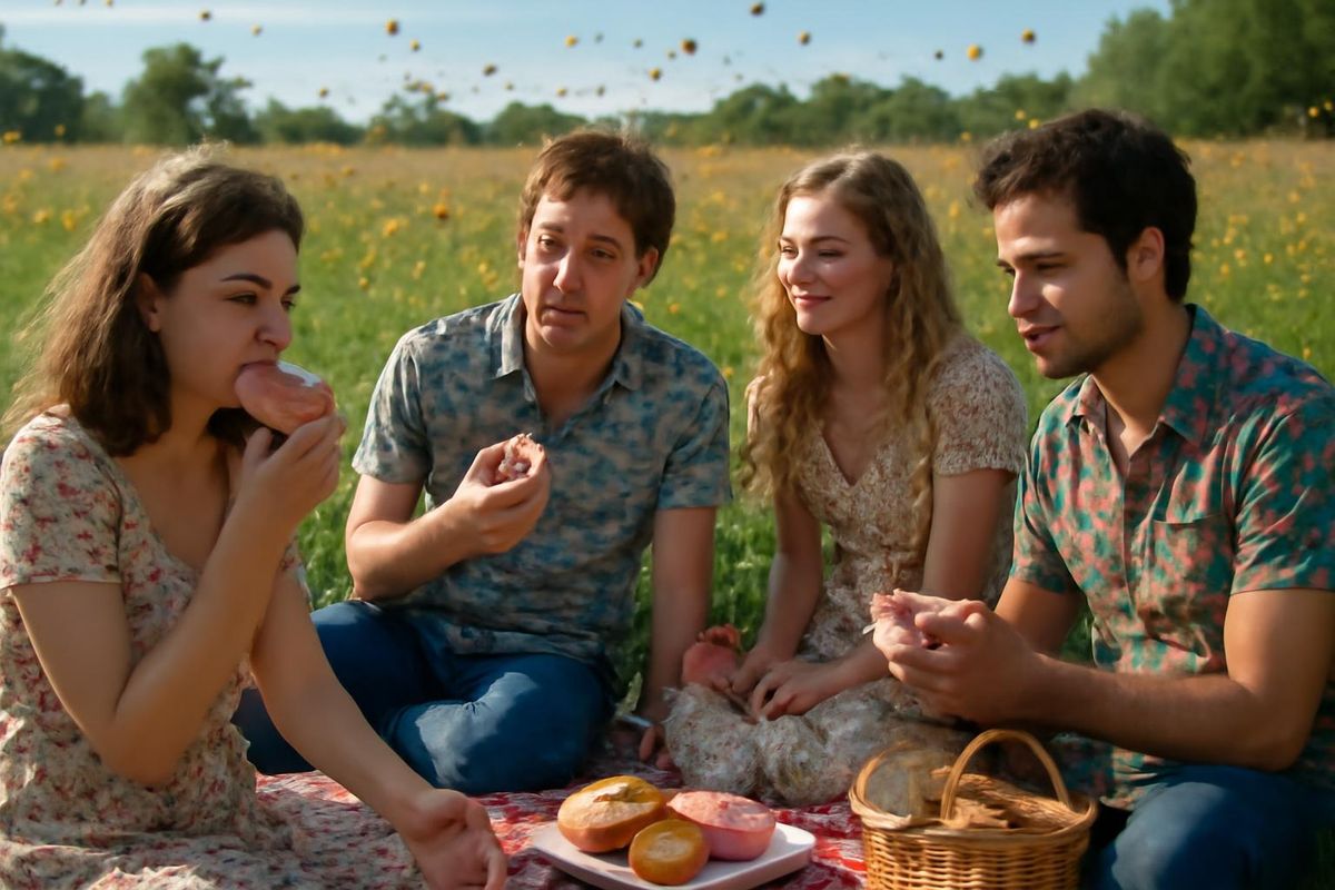 Experten warnen, dass blumige Kleidung und zuckerhaltige Lebensmittel im Sommer Bienen…