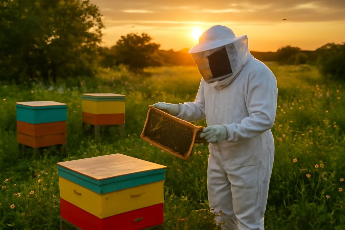 Von der Krise zur Blüte: Familienunternehmen durch Bienenliebe gegründet