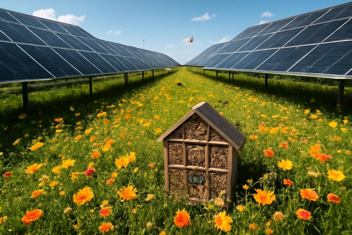 In Wisconsin wird ein neues Solarprojekt realisiert, das ein „Bienenhotel“ für über 300.000…