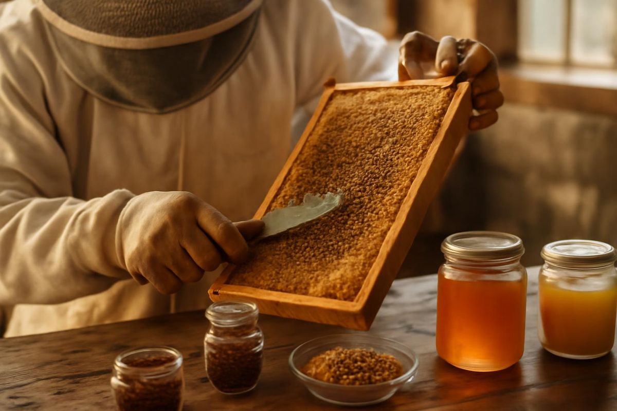 يعتبر العسل ومنتجات النحل الأخرى مثل الشمع، البروبوليس، حبوب اللقاح، سم النحل، والعسل الملكي…