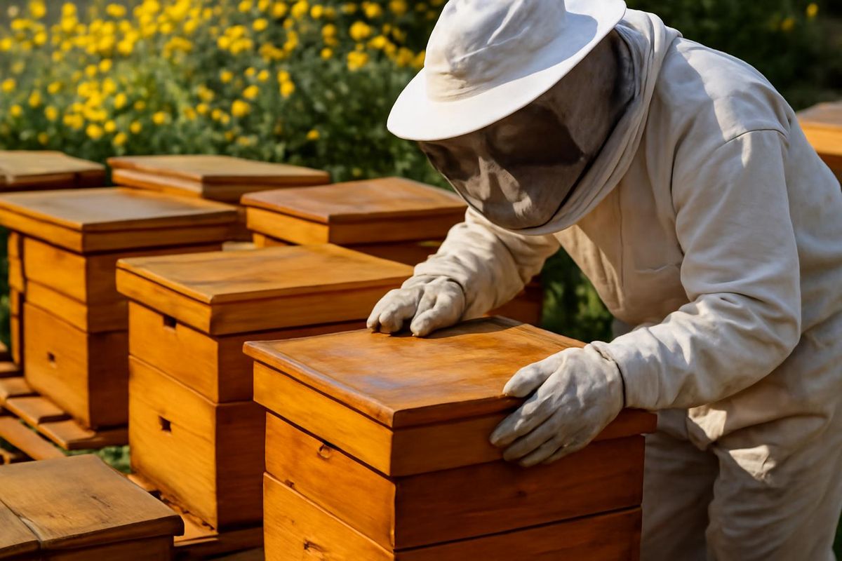 Beim Kauf von gebrauchten Bienenstöcken sind Hygiene und Standardmaße entscheidend