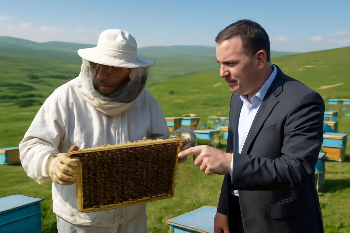 Die Teams des Landwirtschafts- und Forstministeriums in Kars bieten während der Saison…