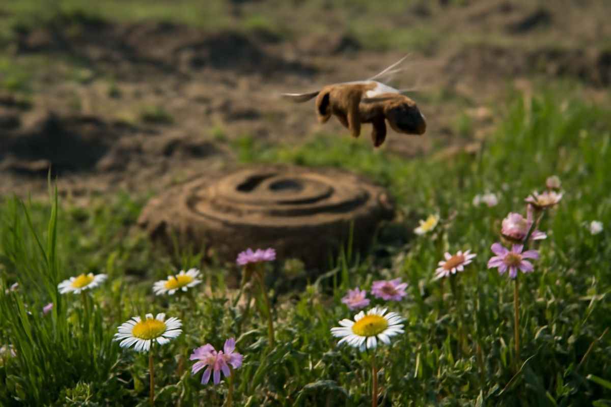 Des chercheurs en Croatie ont formé des abeilles à détecter des explosifs, exploitant leur…