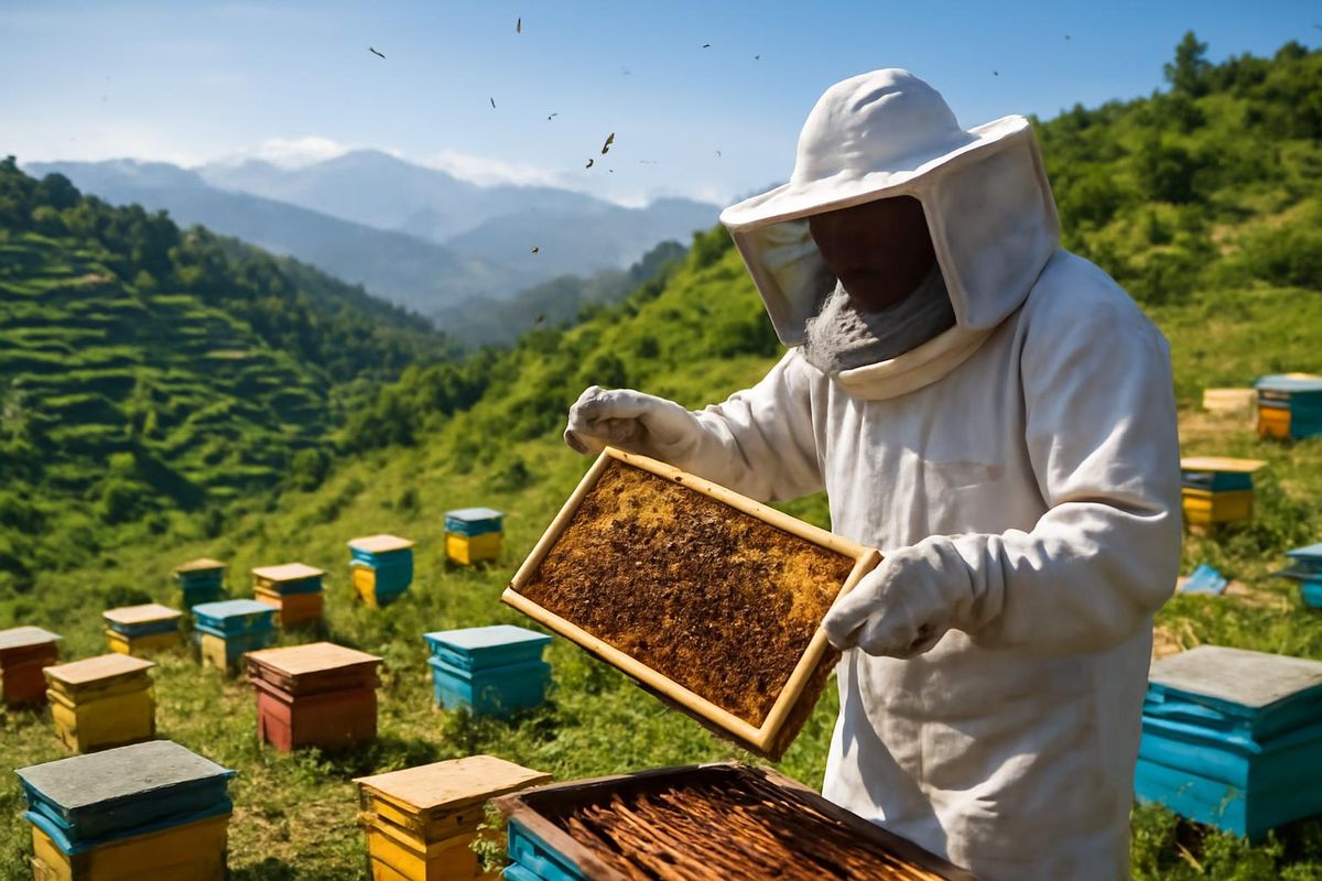 Die Landwirte in Ramechhap wenden sich zunehmend der Bienenzucht zu, um ihre Haushaltsausgaben…