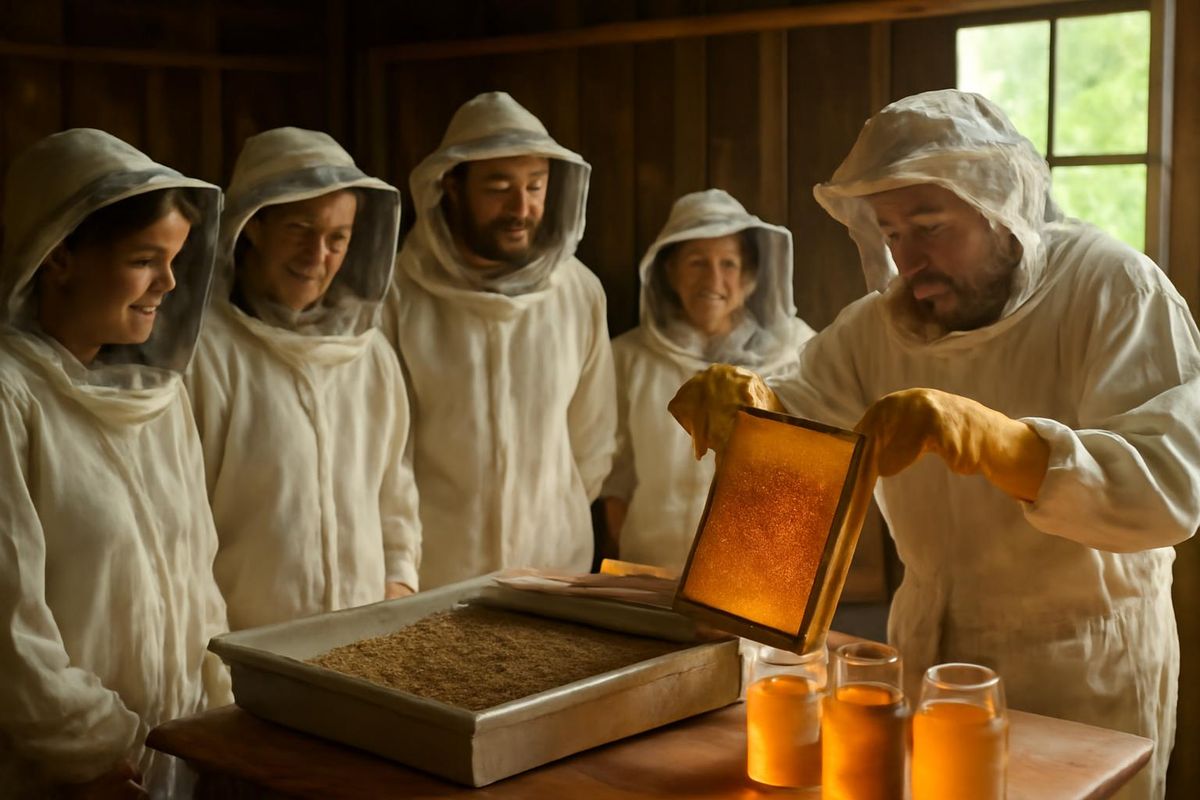 On August 14, 2026, the Reine de Pique association will host a honey extraction evening at the…