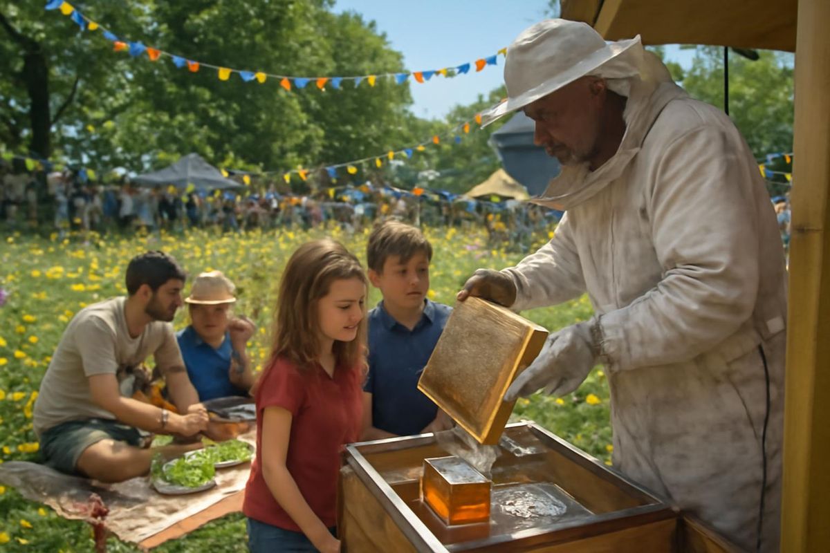 Wereldbijendag wordt jaarlijks op de derde zaterdag van augustus gevierd