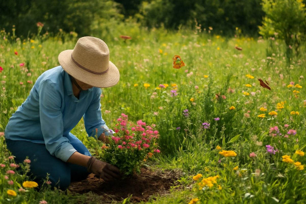 Einheimische Pflanzen verringern den Pflegeaufwand, fördern die Biodiversität und bieten…