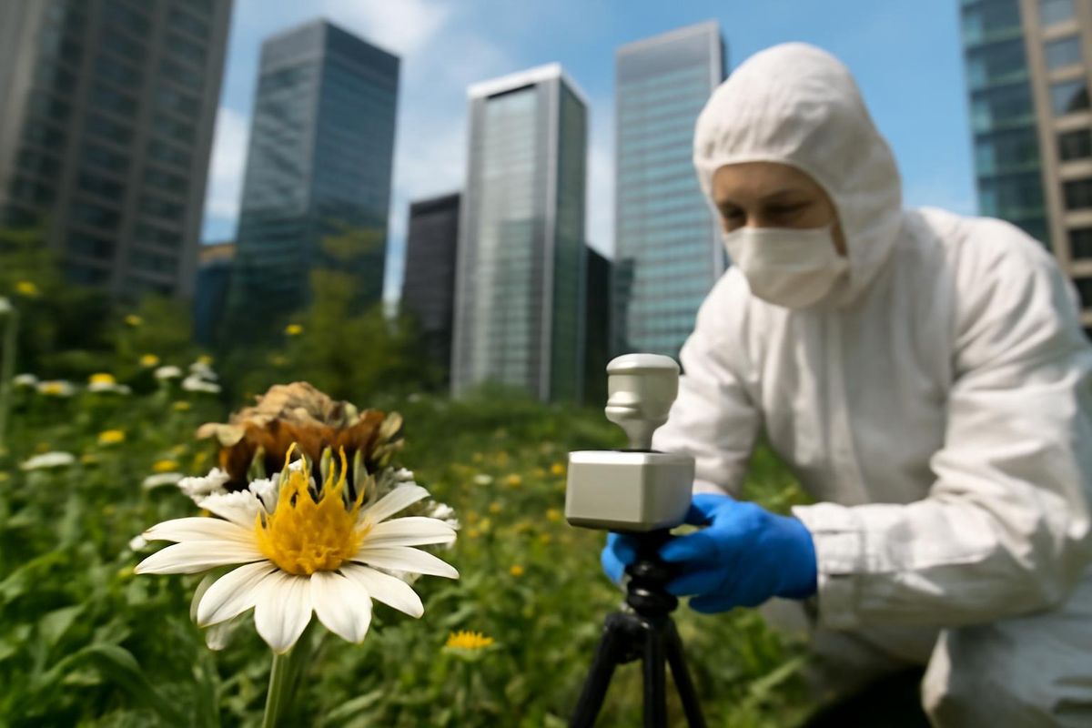 Dr. Christy Briles, an associate professor in Geography and Environmental Sciences at CU Denver, is leading research on honey bees as "environmental sentinels" 