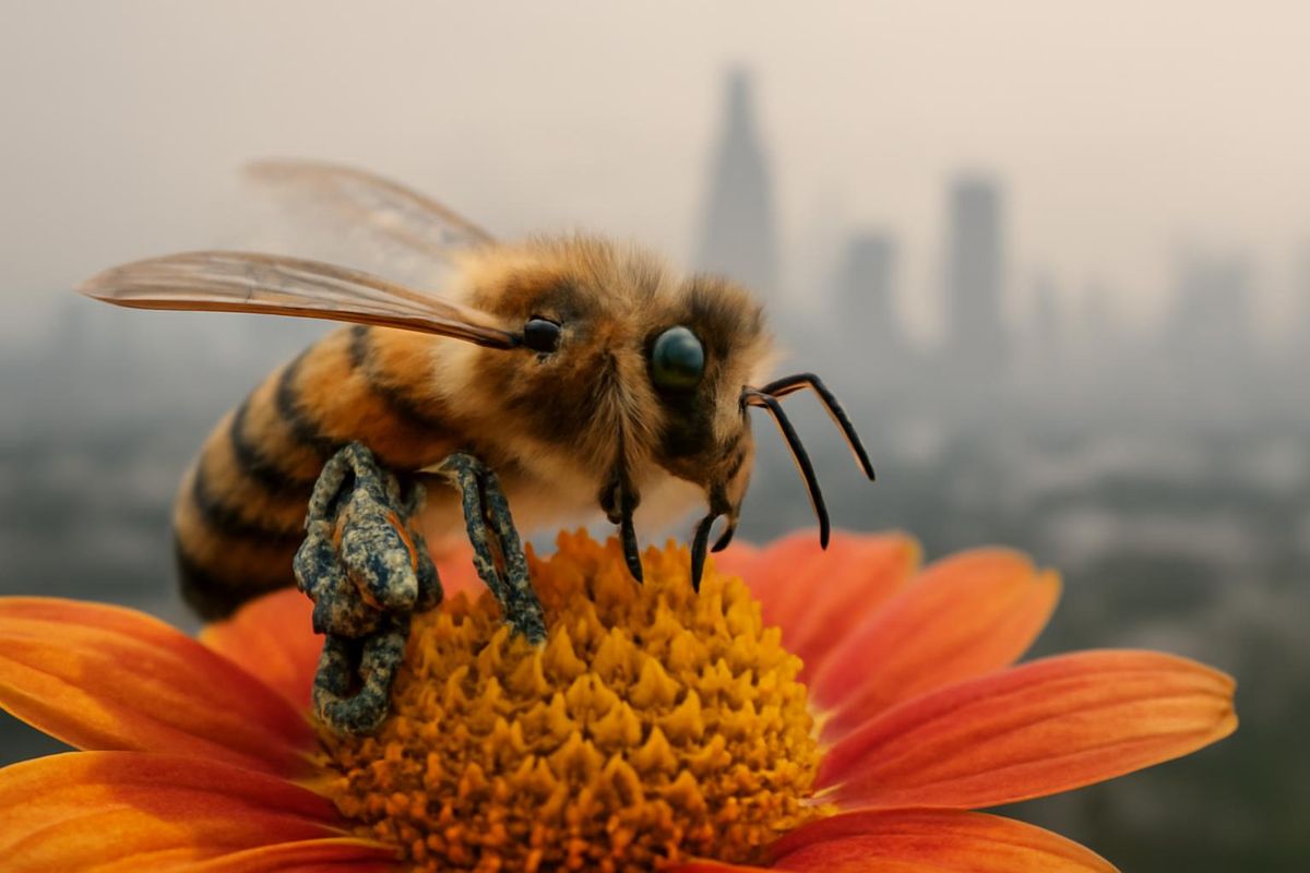 Honigbienen werden zunehmend als natürliche Indikatoren für Umweltverschmutzung untersucht