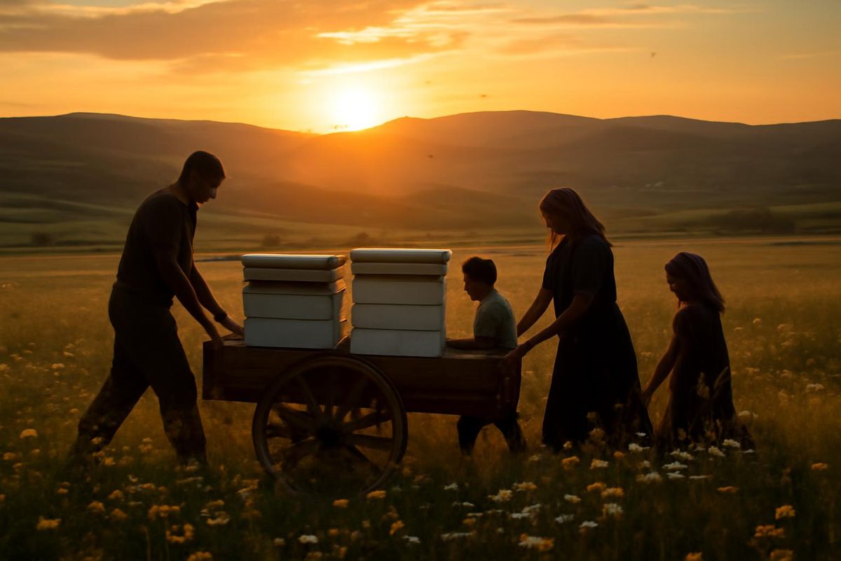 Die Familie İnce aus Yozgat betreibt seit 32 Jahren Wanderimkerei und produziert Honig