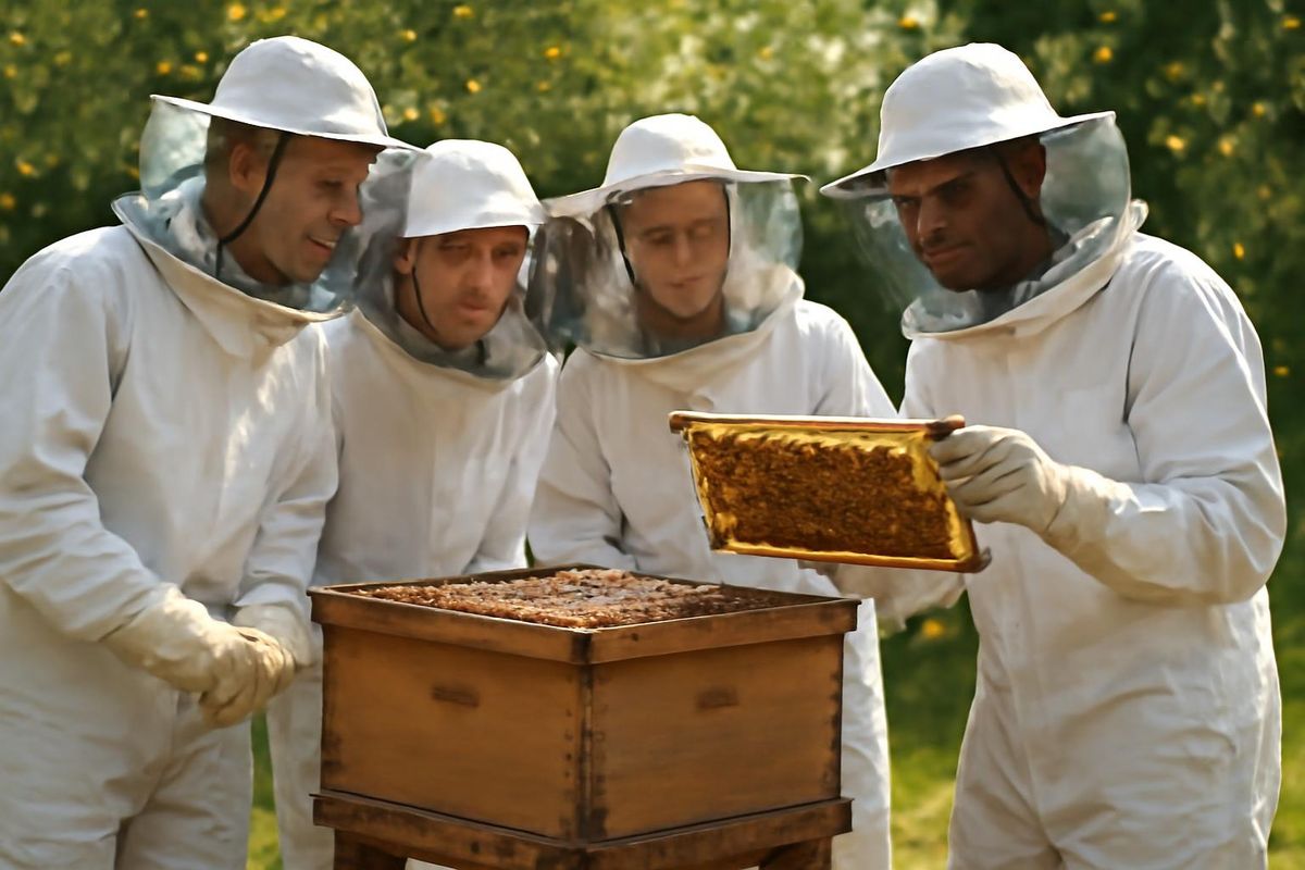 Veterinary Students Gain Experience Caring for 50,000 Honeybees
