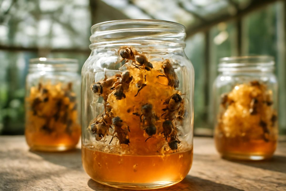 In Kırşehir, a novel method for honey production has been introduced where bees build…