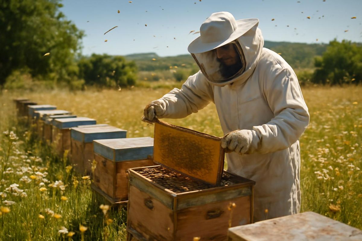 La récolte du miel biologique et géographiquement protégé, le Miel de Geven d'Elazığ, a débuté…