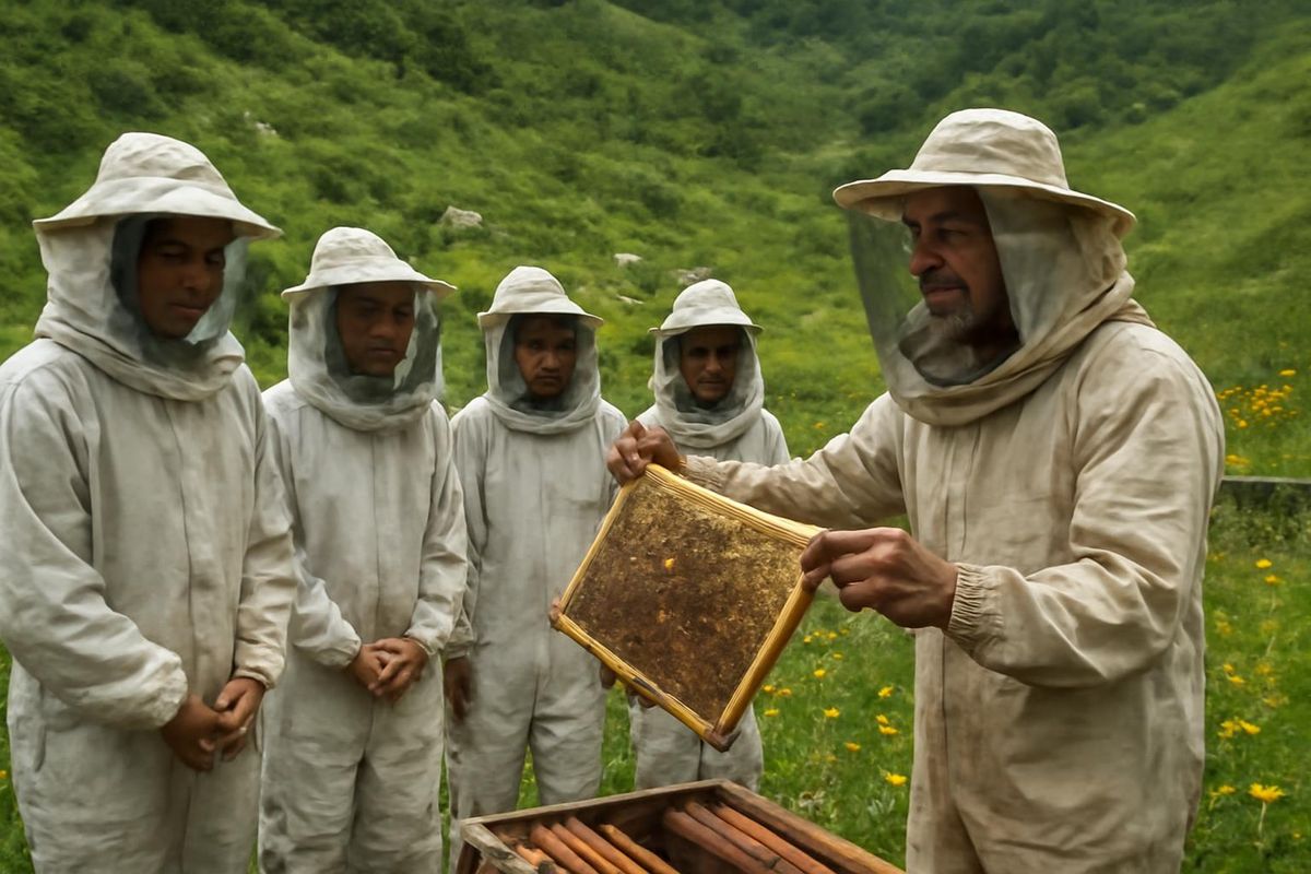 Ein umfassendes sieben-tägiges Trainingsprogramm mit dem Titel „Wissenschaftliche Bienenzucht…