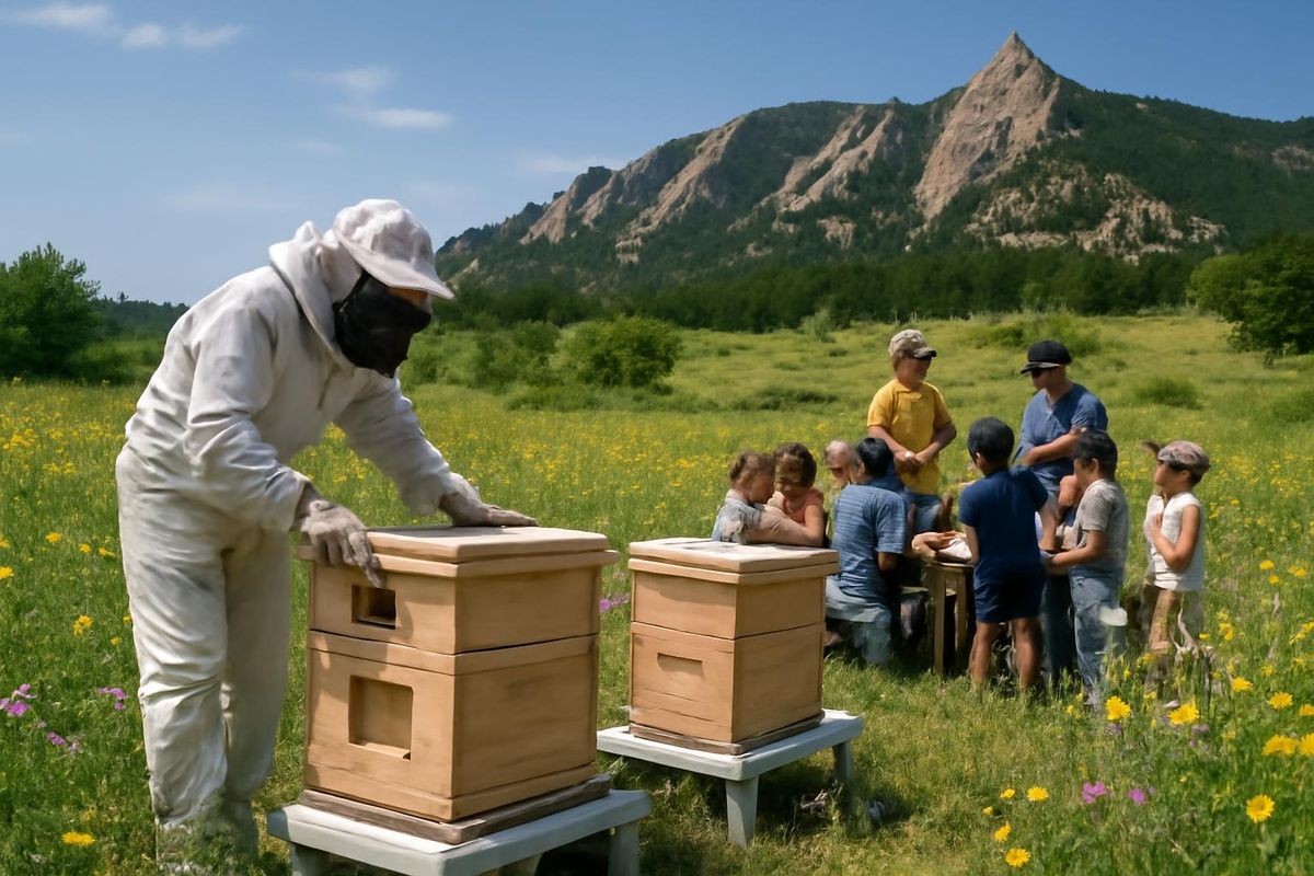 The City of Boulder, Boulder Housing Partners, and Boulder JCC are collaborating on a bee biomonitoring project aimed at assessing local ecosystem health. This 