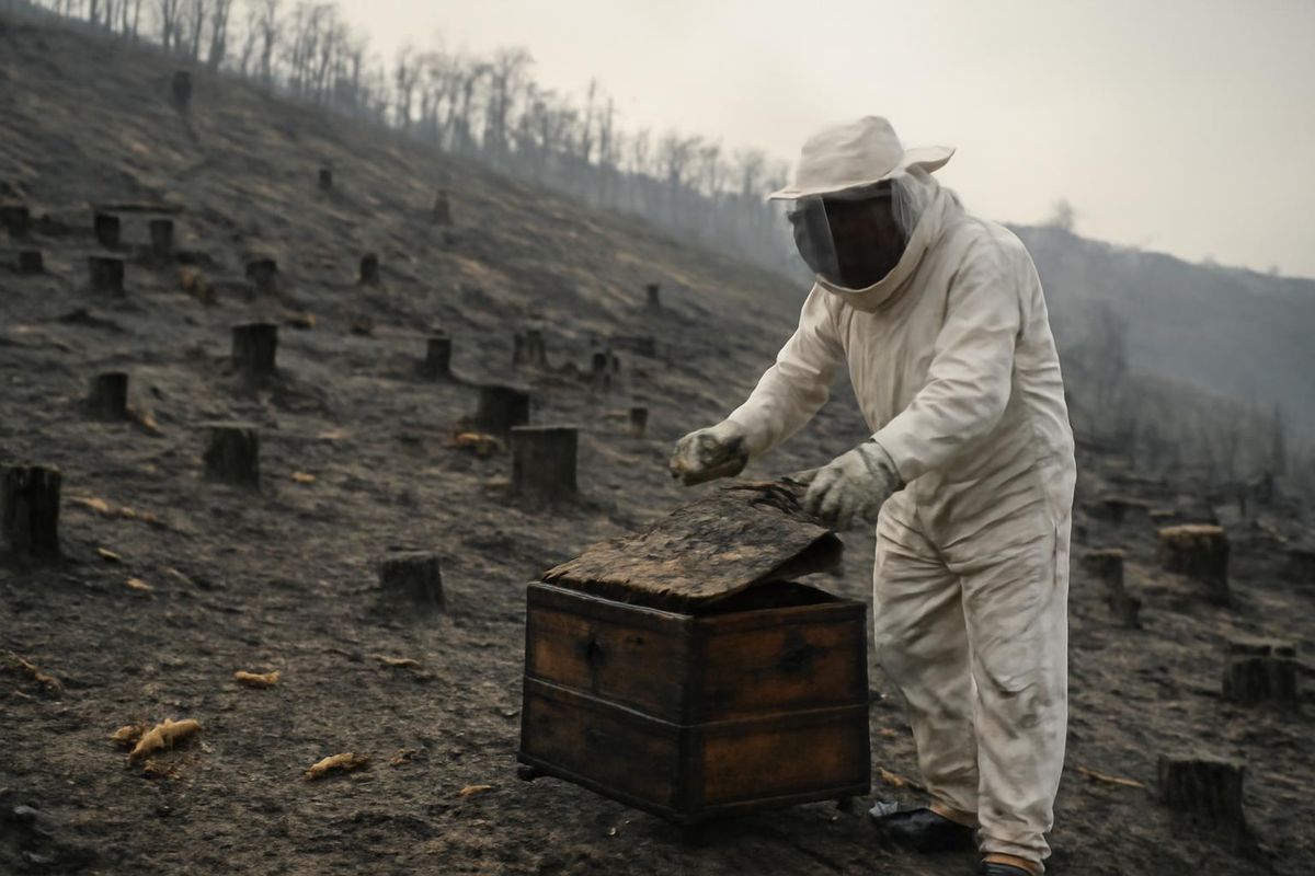 Die apikulturne Branche in Madrid leidet stark unter den Folgen des verheerenden Brandes in…
