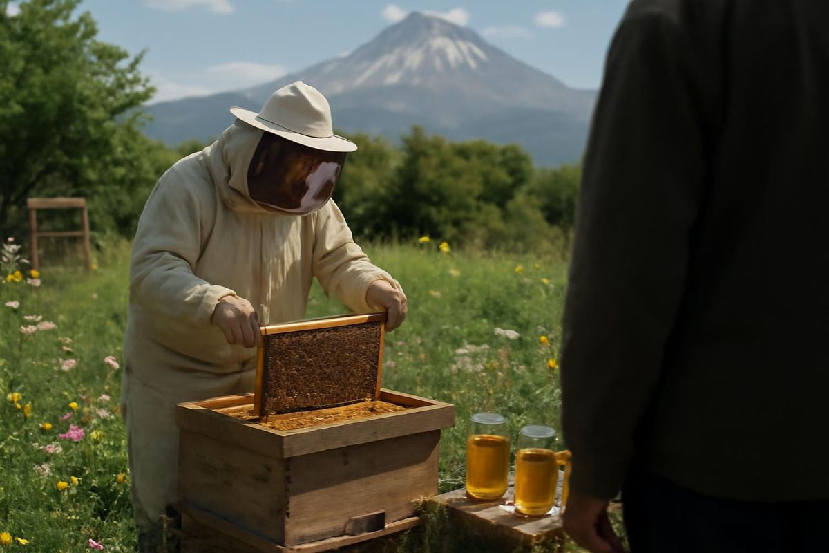Le 26 août 2026, le gouverneur d'Aksaray, Murat Duru, a visité le producteur d'apiculture…