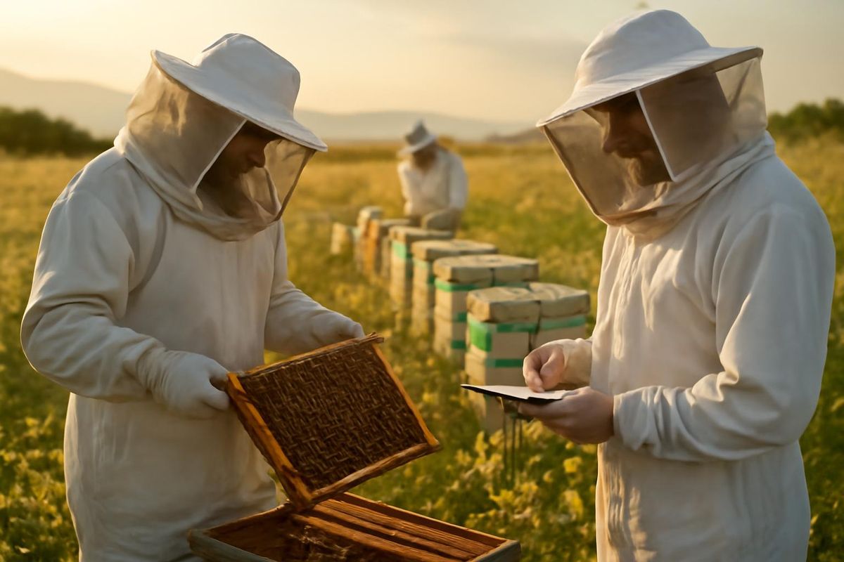 Aksaray's Agriculture and Forestry Provincial Directorate is actively inspecting beehives…
