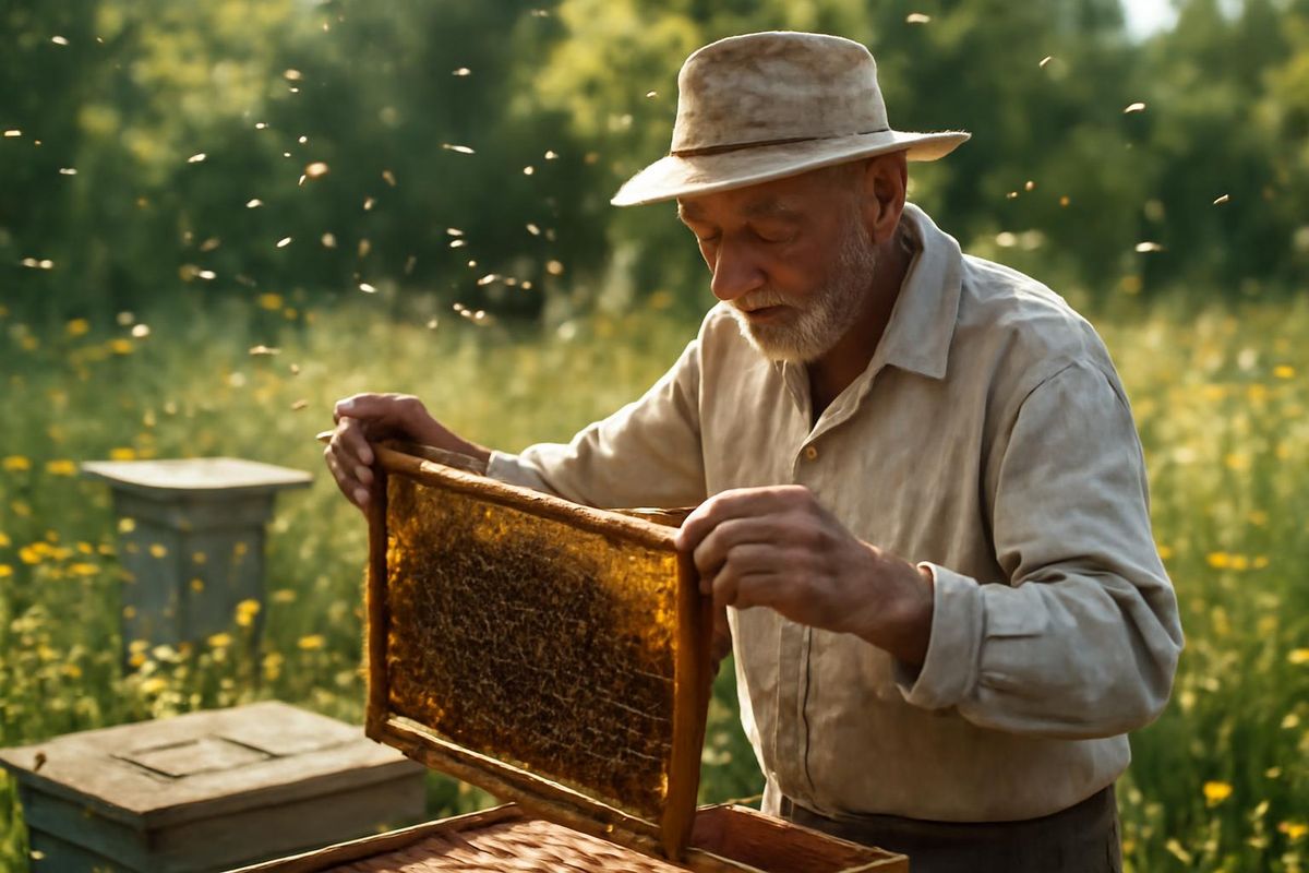 Fahri Adıyaman, a 67-year-old beekeeper from Hakkari, has been practicing apiculture for 51…