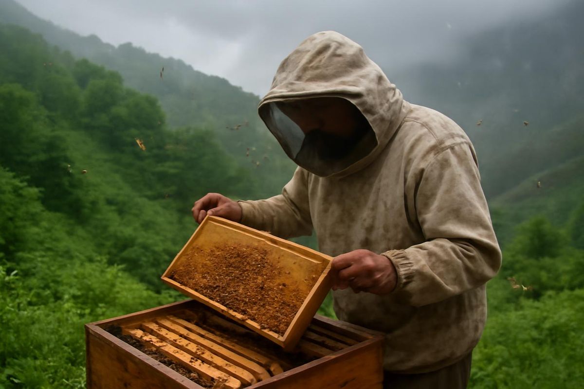 La récolte de miel dans la région de la mer Noire orientale a augmenté par rapport à l'année…
