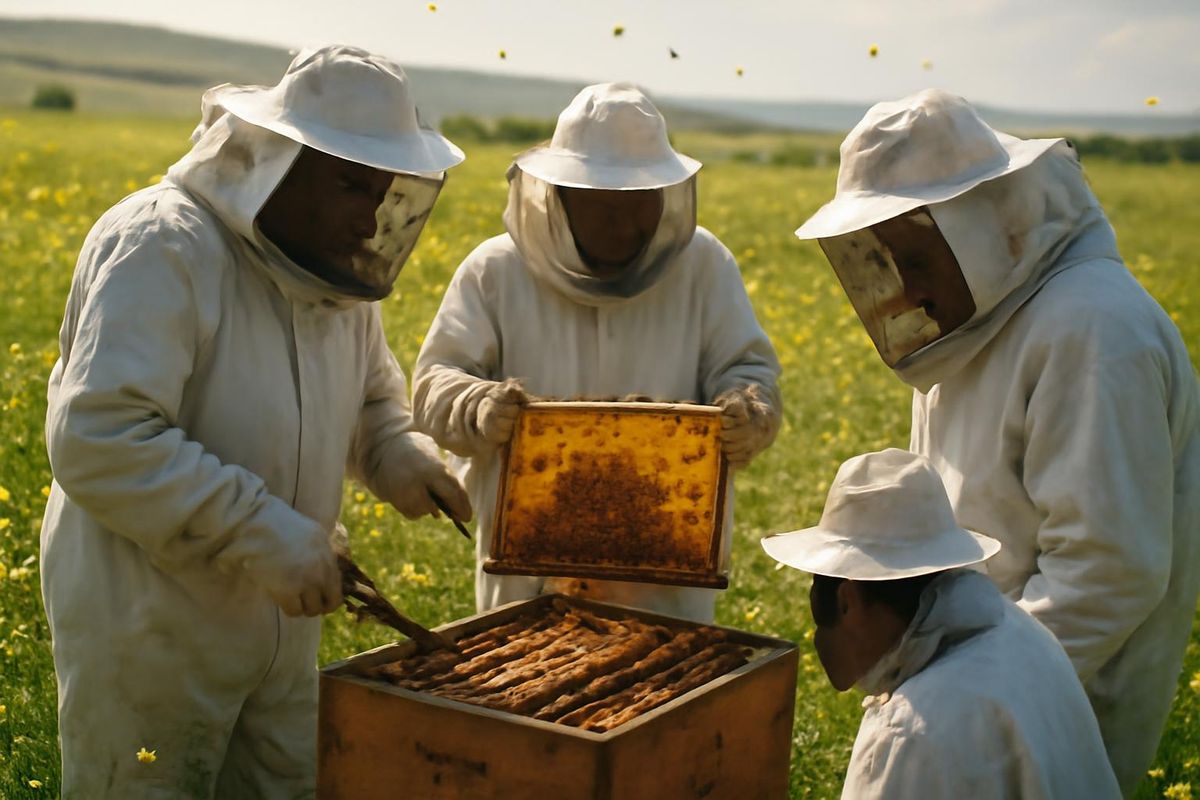 During a honey harvesting event in Sivas, Agriculture and Forestry Minister İbrahim Yumaklı…