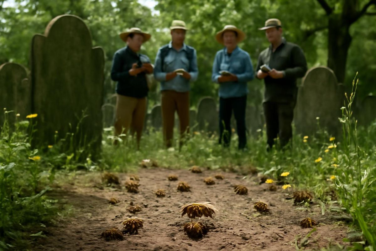 Researchers discover 5.5 million wild bees in New York cemetery.
