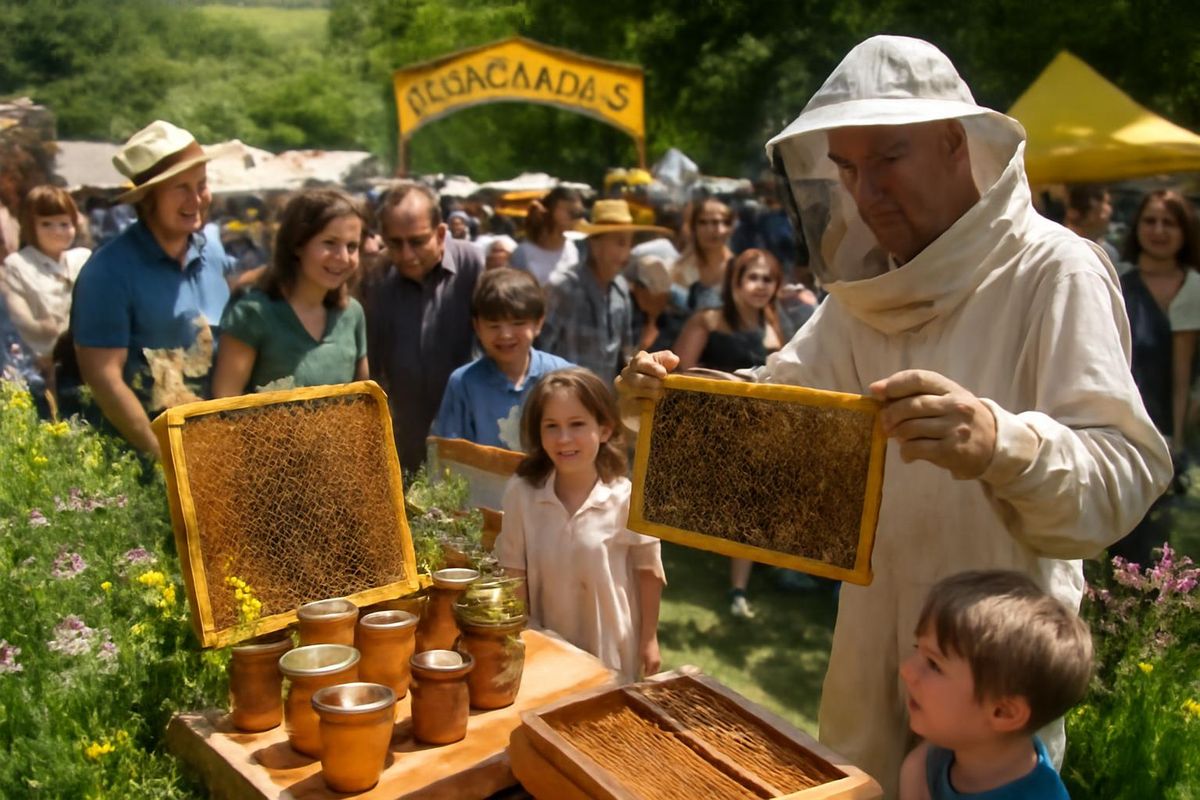 La localité de Casanova, dans la commune de Peñaranda de Duero, a accueilli ce week-end la VII Fiesta de las Abejas et autres Polinizadores, organisée par la Fo