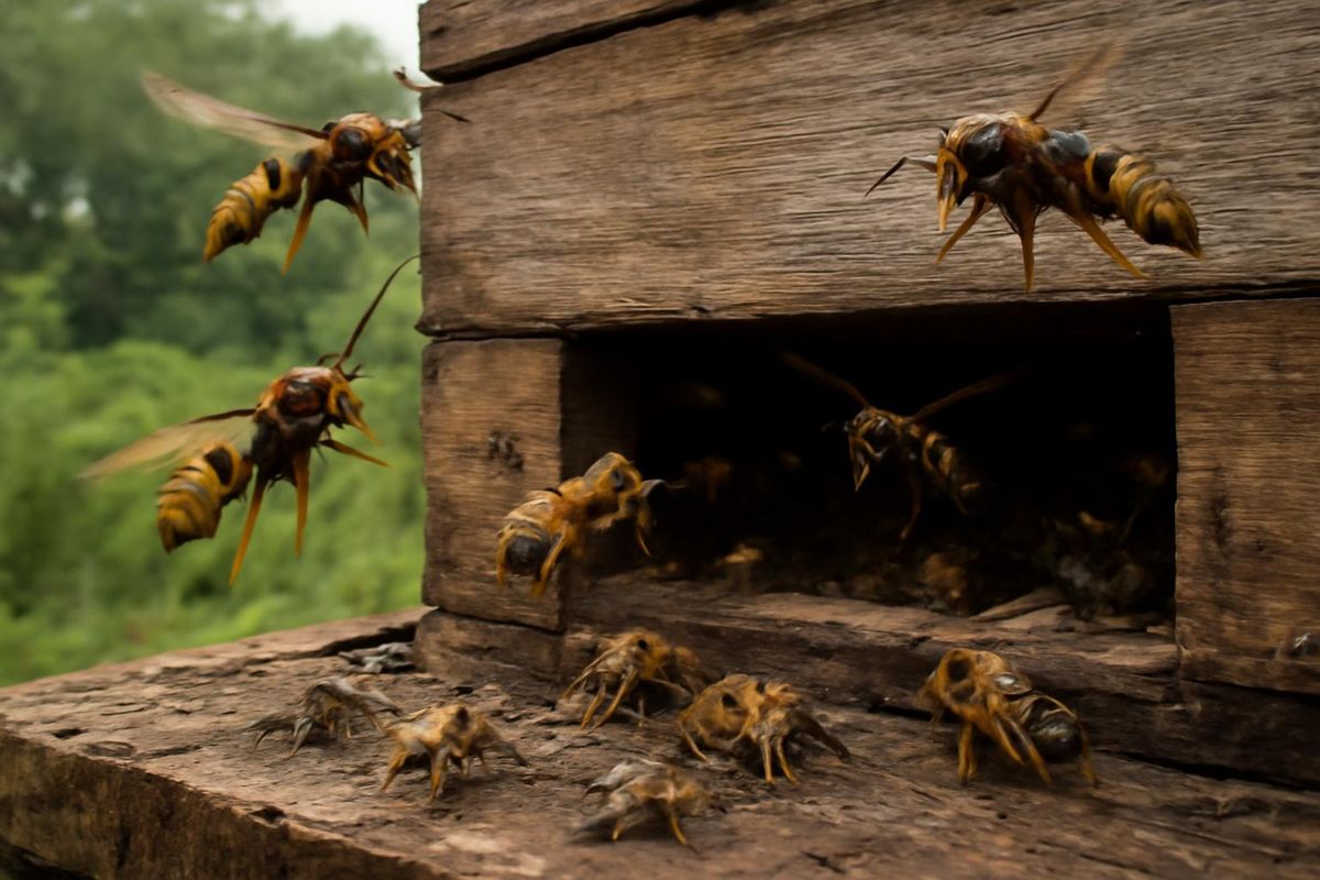 Asian yellow-legged hornets threaten bee populations in the Lowcountry.