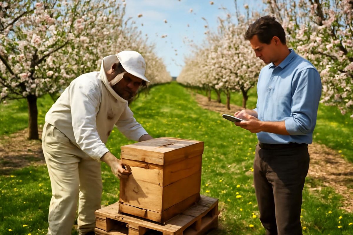 Technologie für die Landwirtschaft von morgen: Honigbienen sind für die Bestäubung von…