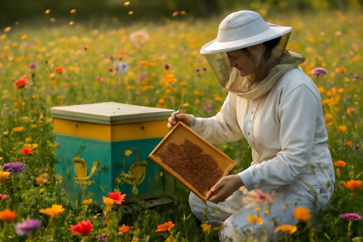 In Tennessee gedeihen die Honigbienen, was teilweise auf die Arbeit von Jessica Dodds-Davis,…