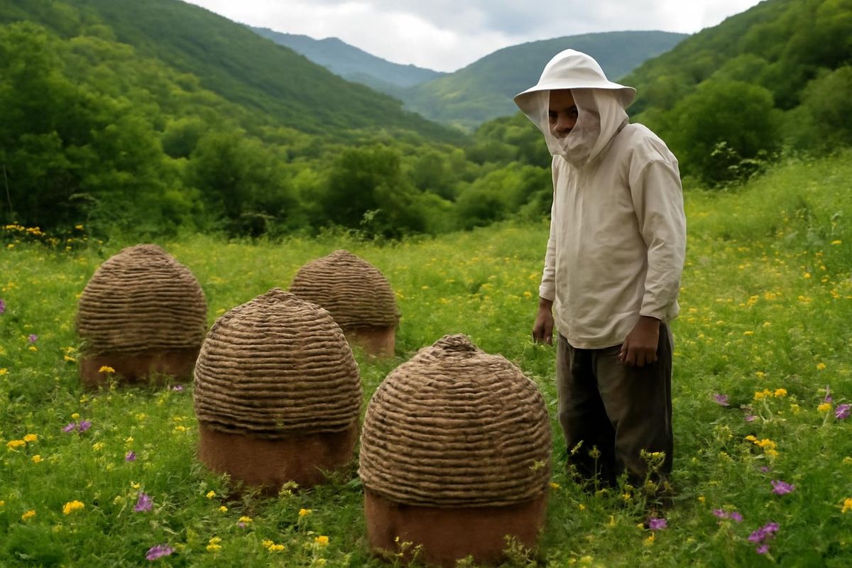 In Tunceli wird die traditionelle Bienenzucht mit unberührten Bienenstöcken fortgeführt, die…