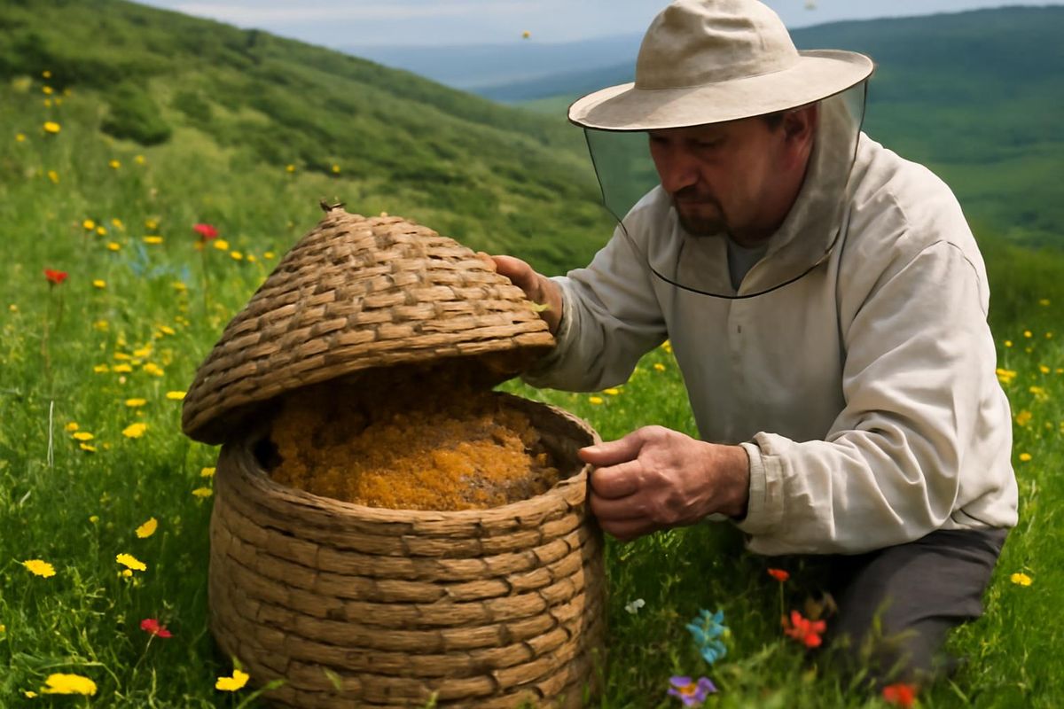 In Tunceli wird trotz moderner Techniken die traditionelle Imkerei weiterhin praktiziert