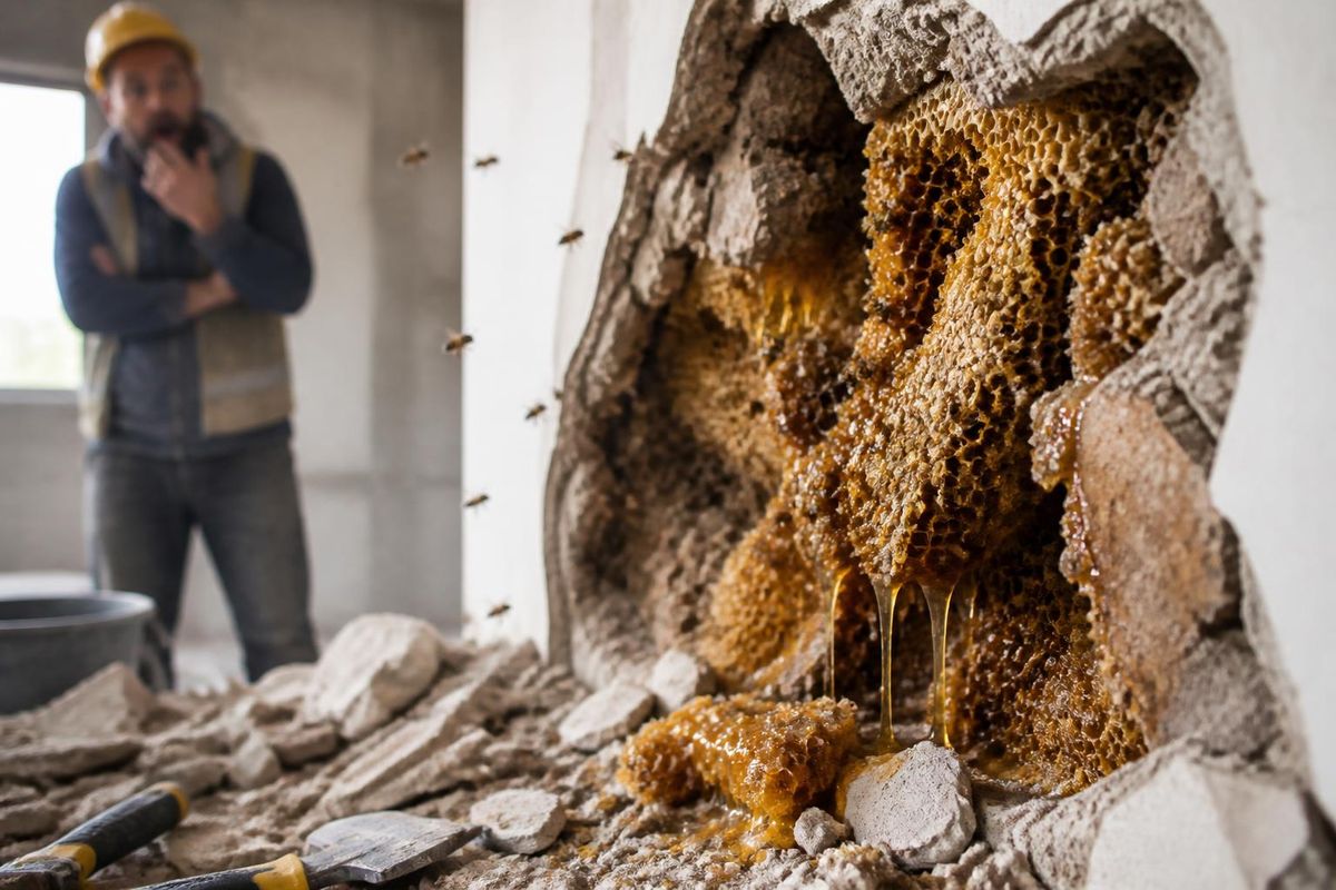 During an urban transformation project in Avcılar, a wall of a building was demolished,…