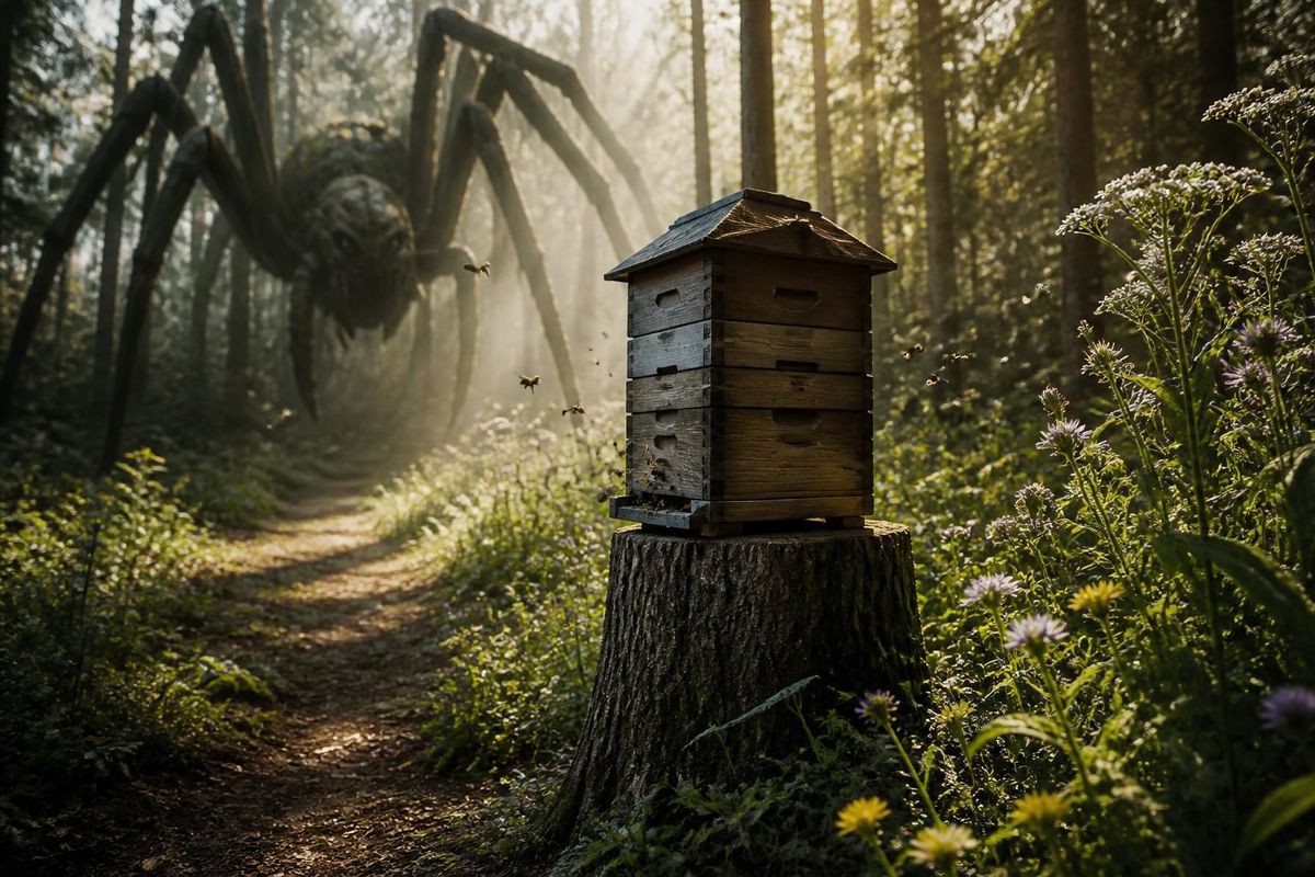 Tumblebee blends playful bees with the fear of giant spiders.