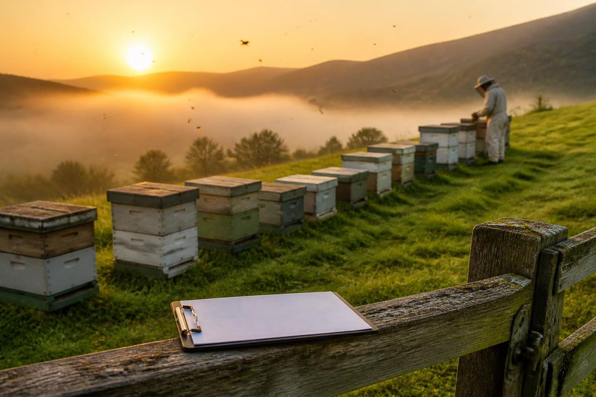 The Emet District Agriculture and Forestry Directorate conducted an inventory check of beehives in Emet, focusing on monitoring beekeeping activities and necess