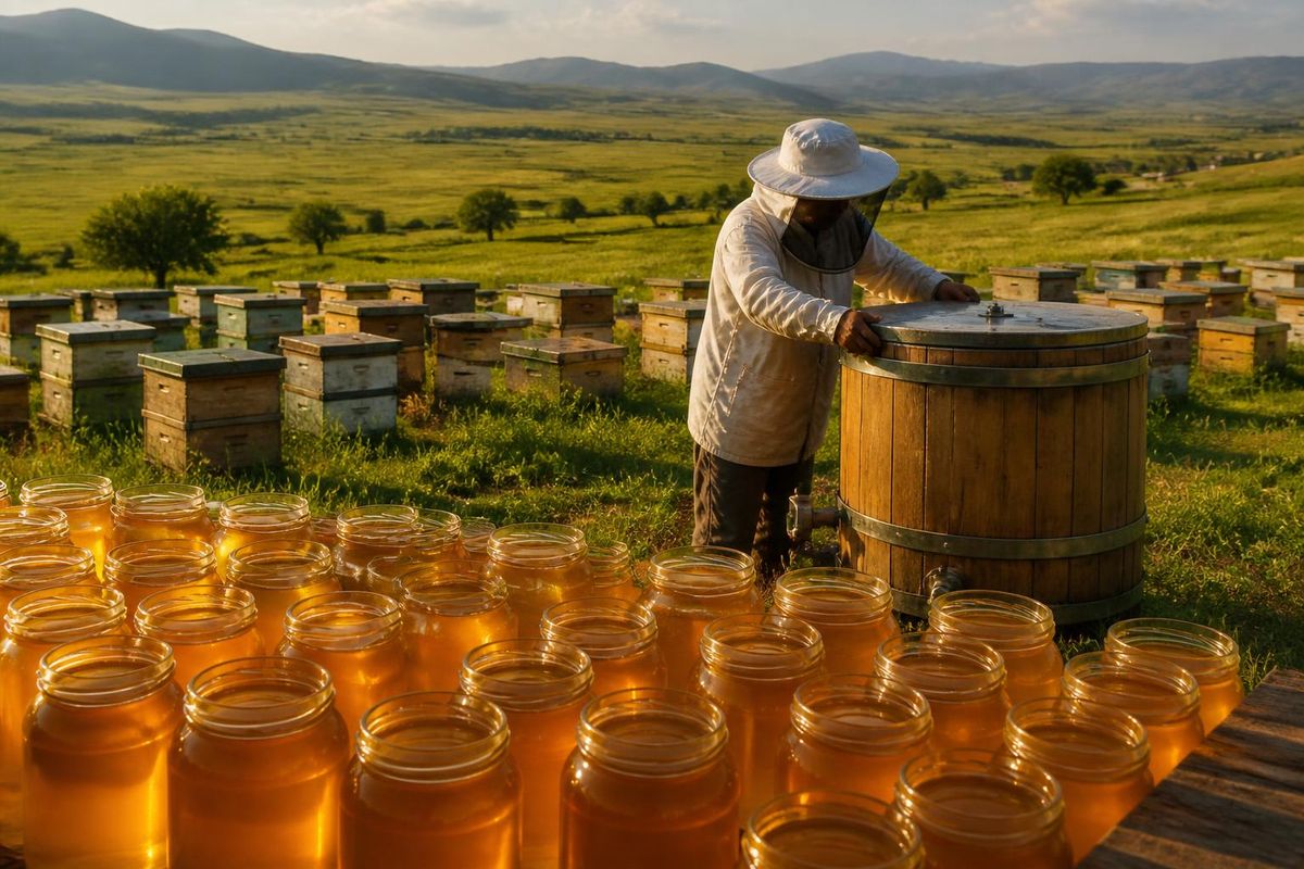 In Muş, approximately 700 tons of high-quality honey were produced with the participation of 710 beekeepers and 290,000 hives. This successful harvest took plac