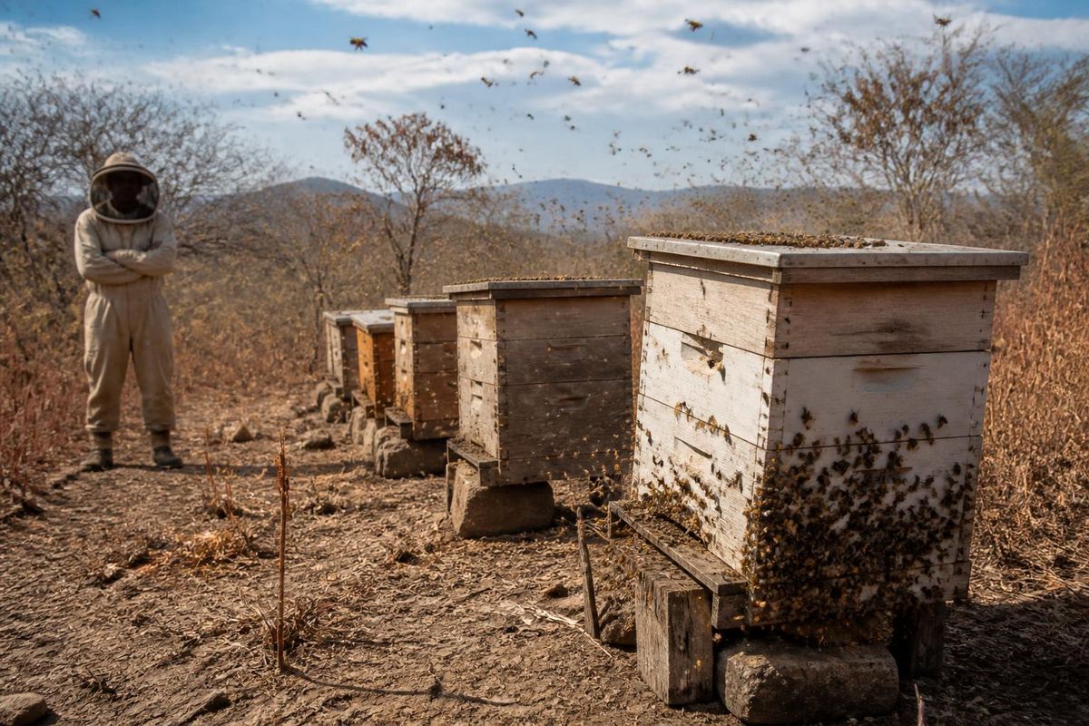 High temperatures and water shortages are altering bee behavior in the Soconusco region, raising concerns among beekeepers about potential impacts on honey prod