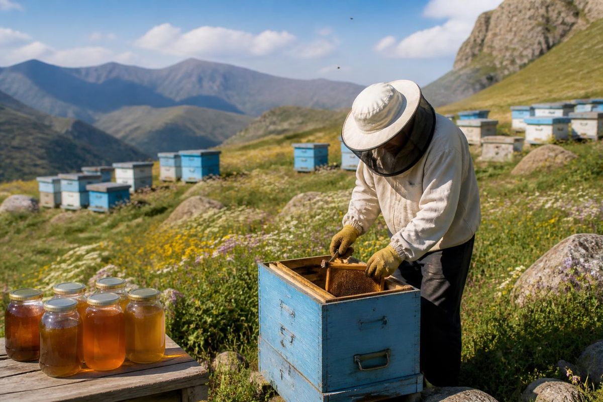 The honey harvest for 2026 has been completed in Şırnak, where beekeepers have worked for months in the highland pastures. The Şırnak Beekeepers Association has