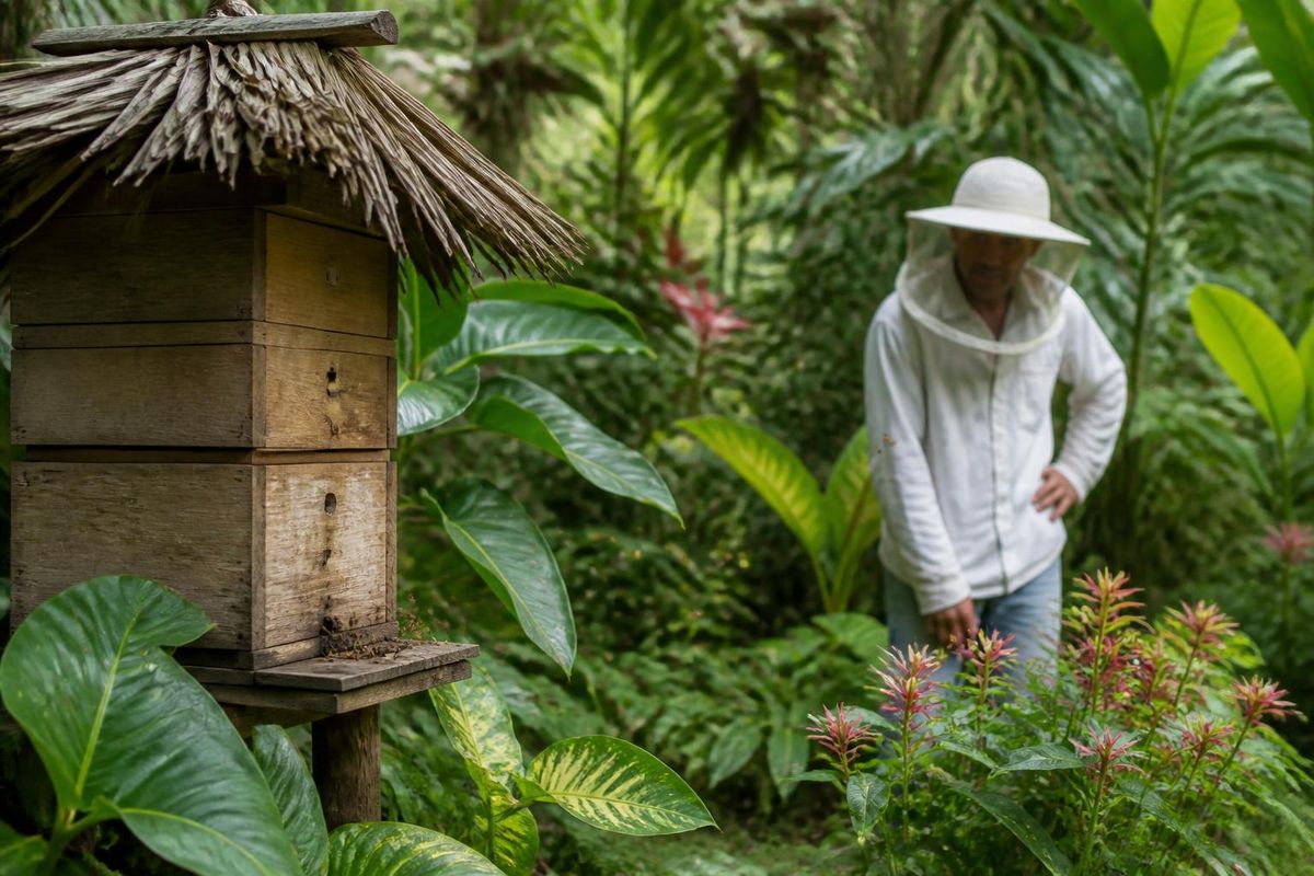 Apicultores panameños desarrollan la cría, cuidado y el manejo sostenible de las abejas sin aguijón - Infobae