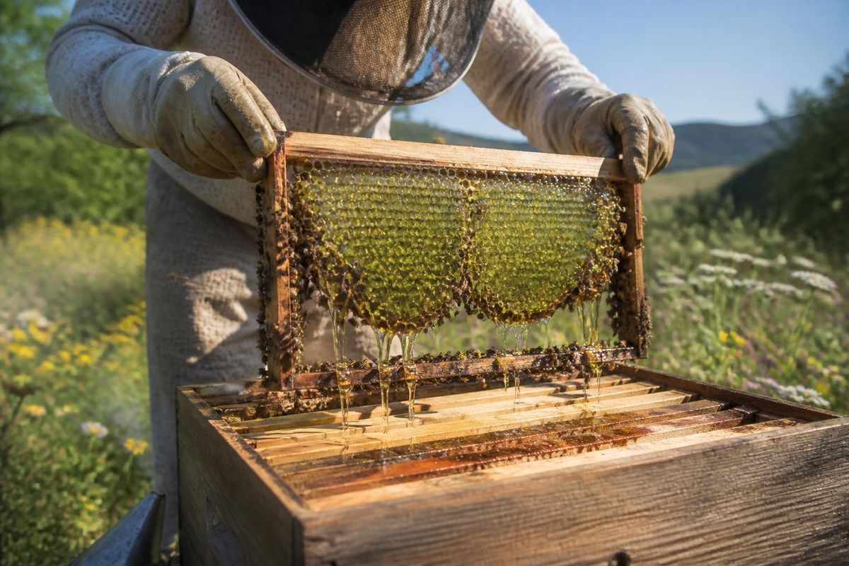 In Eskişehir's Alpu district, beekeeper Hakkı İşçi discovered a rare green honey known as "emerald honey" in his hives. On September 28, 2026, İşçi, who has bee