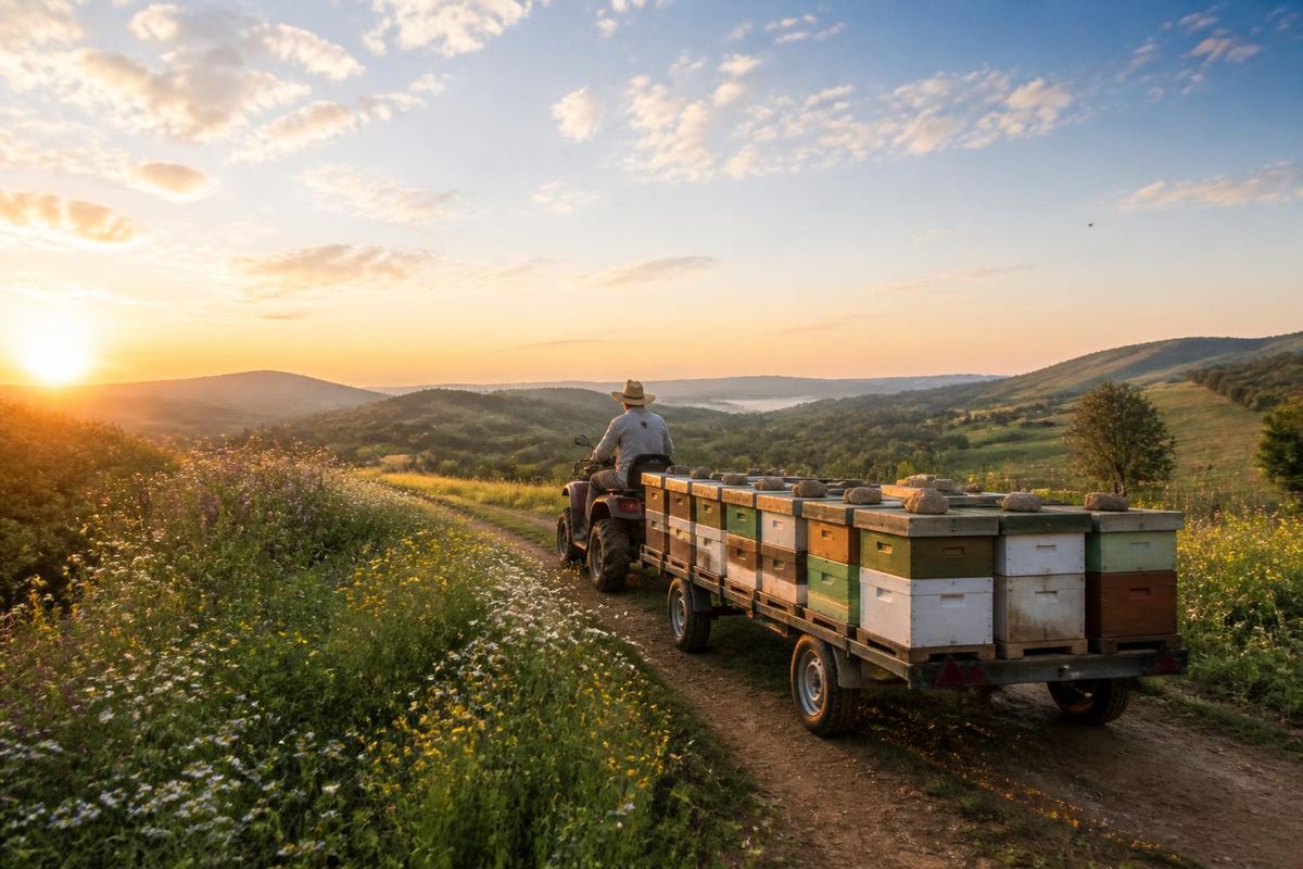 Im Svrljigu ist das Pčelarstvo aktiv: Die mobilen Bienenstöcke folgen den besten Trachten