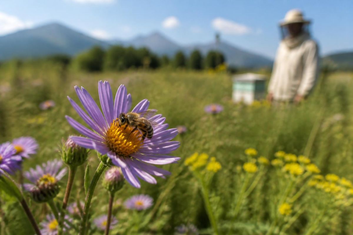 Honey bees, known for their domestication in hives, also exist in the wild as Apis mellifera