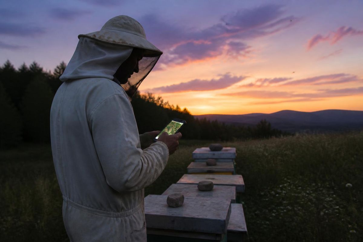 Imker sollen künftig per SMS über bevorstehende Feldbehandlungen informiert werden, inklusive…