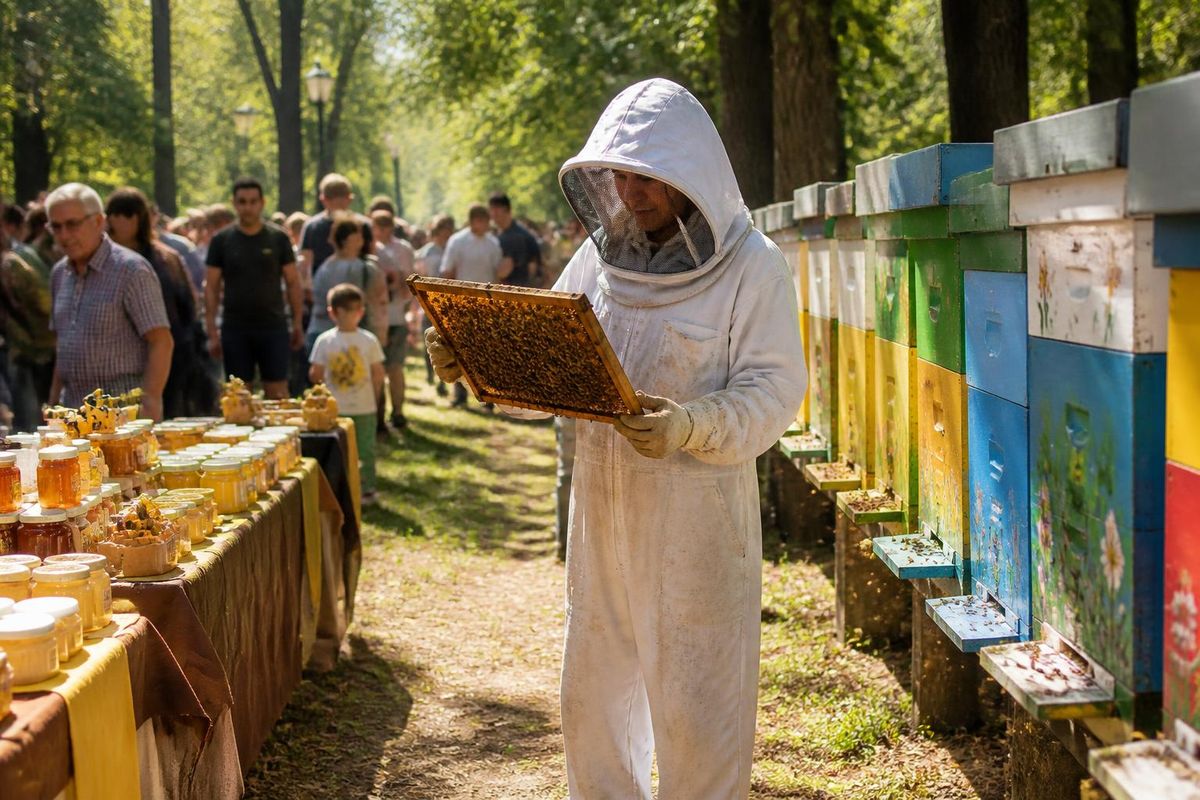 Le 52e Salon International de l'Apiculture a été inauguré dans le parc Tašmajdan à Belgrade et…