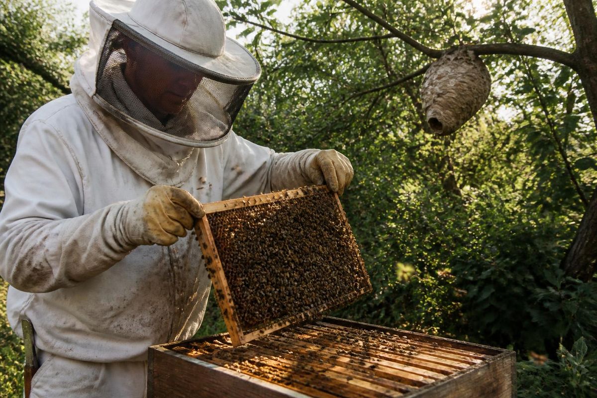 Starting in September, Asian hornet queens leave their nests to reproduce and establish new…