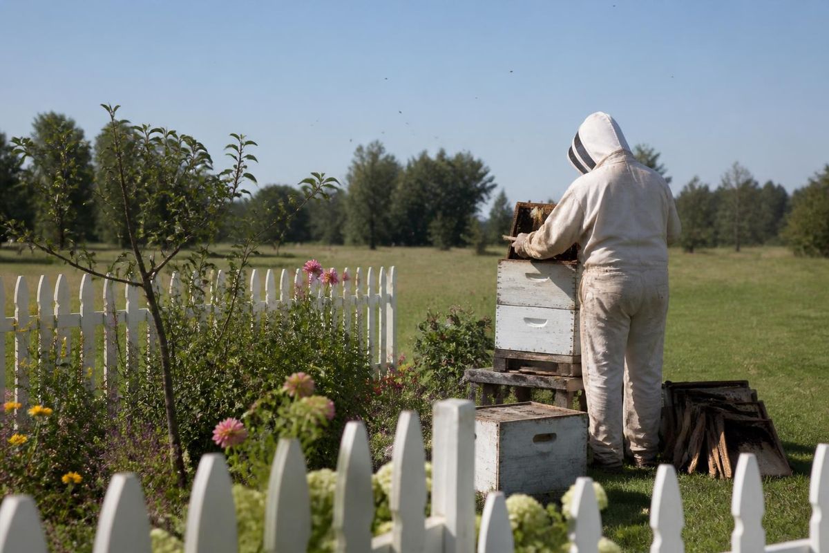 Im Gebiet Perm erzielten Gerichtsvollzieher die Entfernung von Bienenstöcken auf einem…