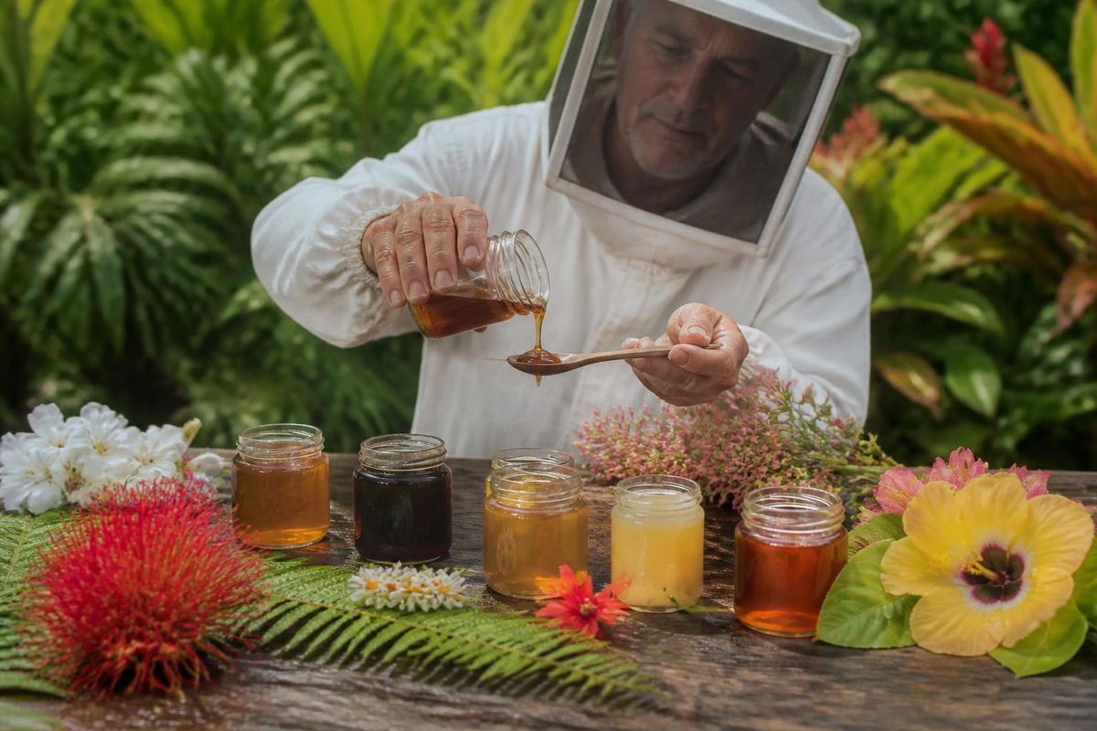 Die Kauaʻi Honey Challenge lädt lokale Imker ein, ihre vielfältigen Honigernten zu…