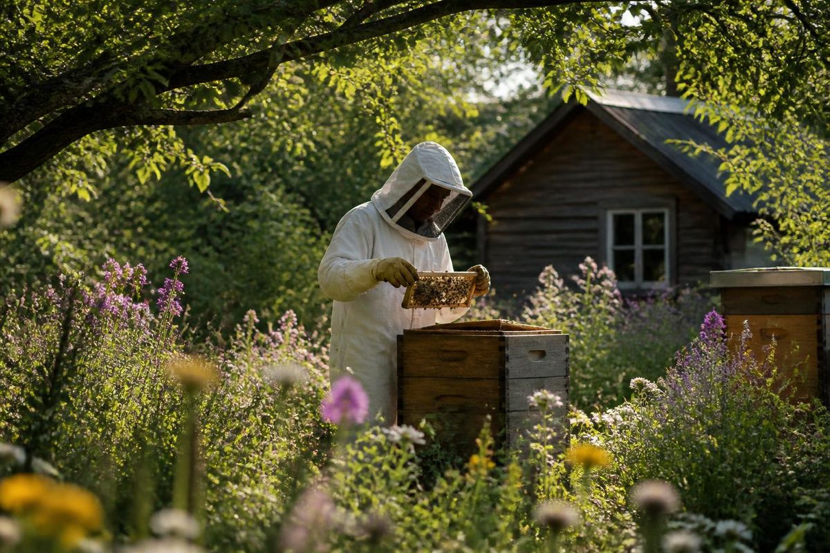 Swedish actor Adam Lundgren discussed the family drama film "Silent Beekeeper" at the FEST…